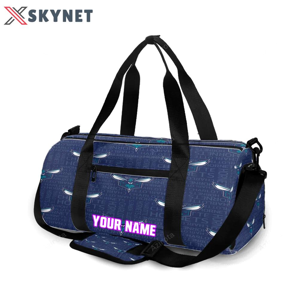 Charlotte hornets 3 personalized name travel bag gym bag 306 Travel Bag