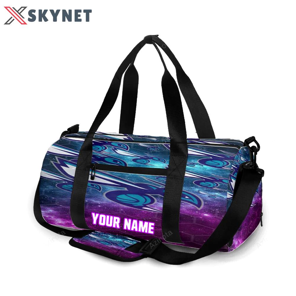 Charlotte hornets hive galaxy personalized name travel bag gym bag 1812 Travel Bag