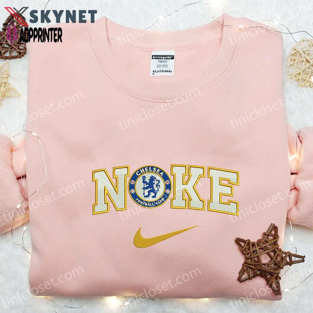 Chelsea x nike embroidered sweatshirt: football club & nike inspired shirt Embroidered Shirt