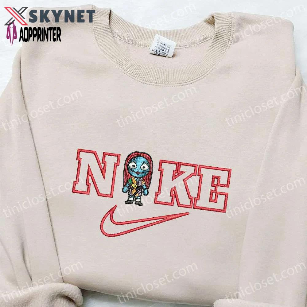 Chibi sally x nike movie embroidered sweatshirt horror & halloween hoodie Embroidered Shirt