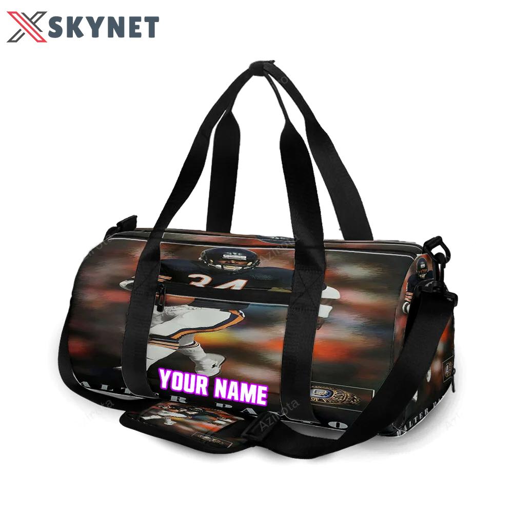 Chicago bears walter payton1 personalized name travel bag gym bag 1949 Travel Bag