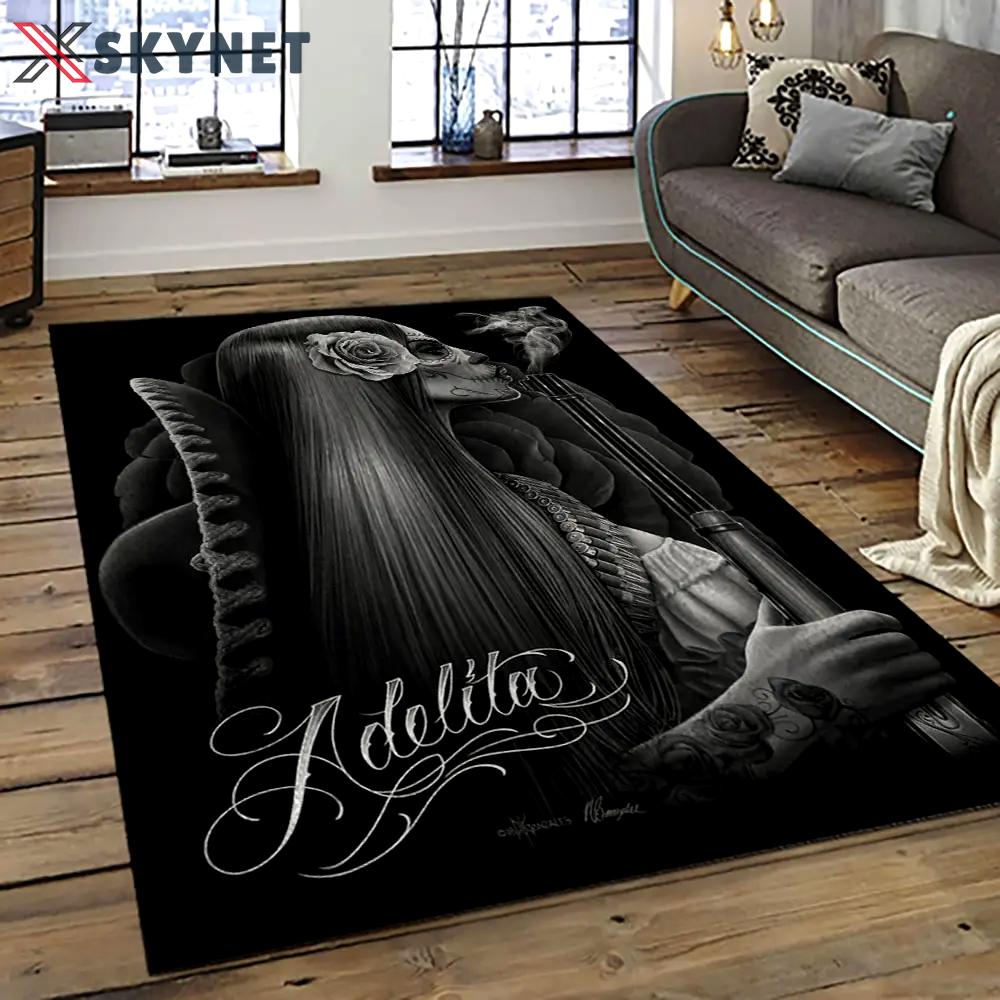 Chicano cholo style living room retangle carpet area rug home decor room decor gift for friends cc13 Rectangle Rug