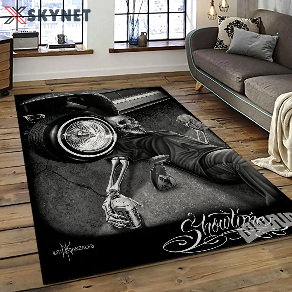 Chicano cholo style living room retangle carpet area rug home decor room decor gift for friends cc20 Rectangle Rug