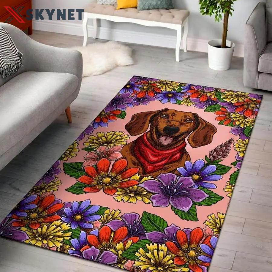 Chihuahua puppy area rug living room rug home decor Rectangle Rug