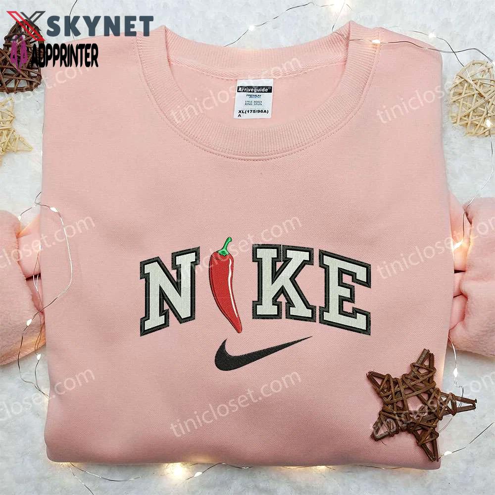 Chilli x nike embroidered shirt – custom birth day s gift (107 characters) Embroidered Shirt