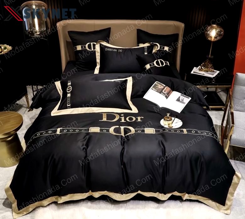 Christian dior logo brands 8 bedding set Bedding Sets
