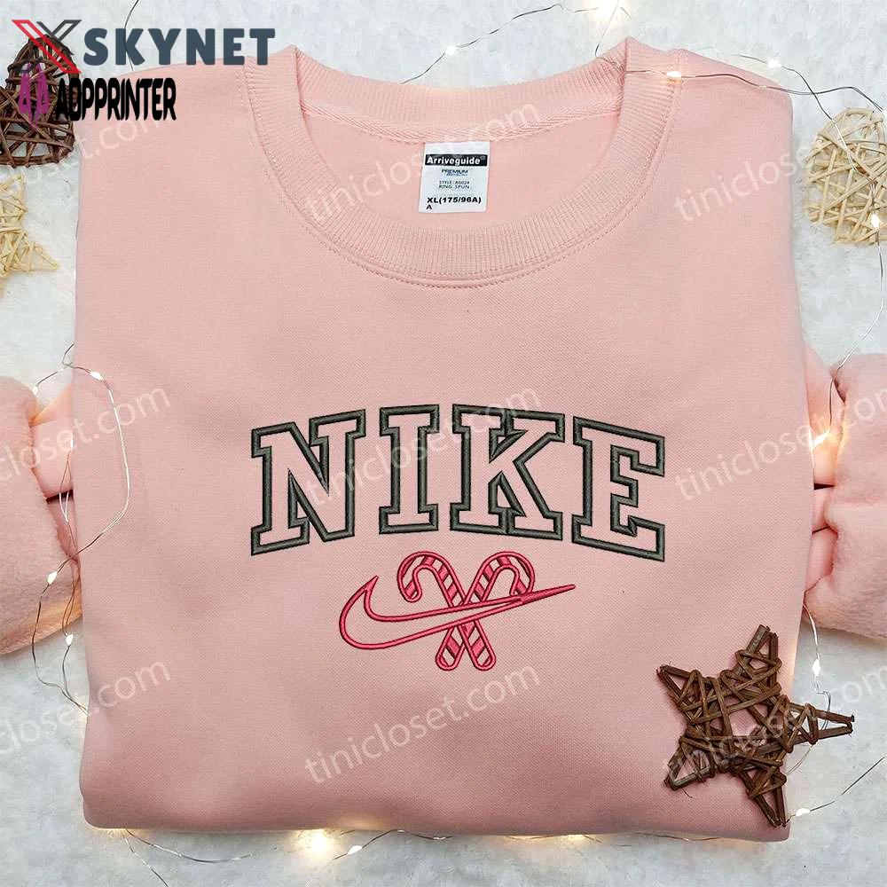Christmas sticks x nike embroidered hoodie & shirt: best christmas gift ideas Embroidered Shirt