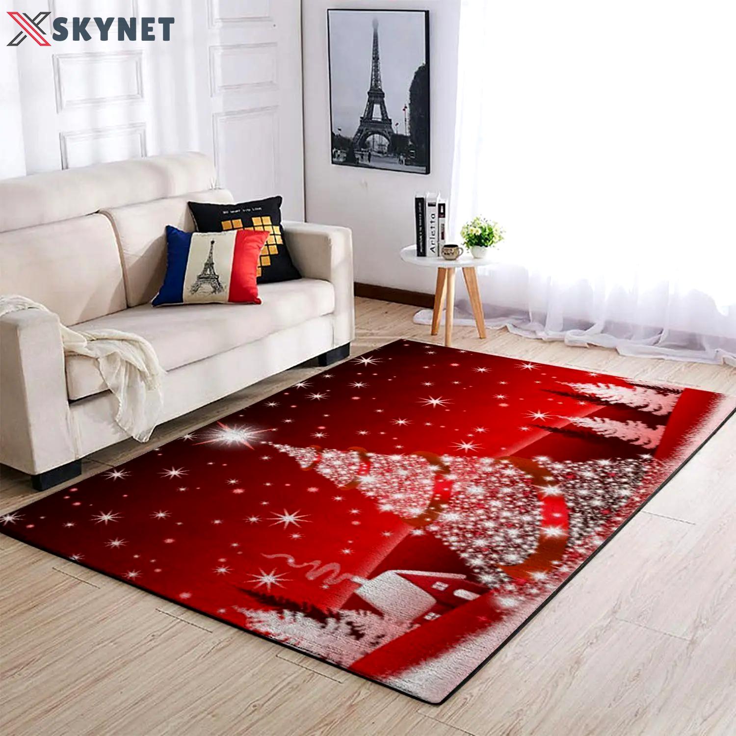 Christmas tree area rug 1910034 ofd area rug living room carpet rug regtangle carpet floor decor home decor Rectangle Rug