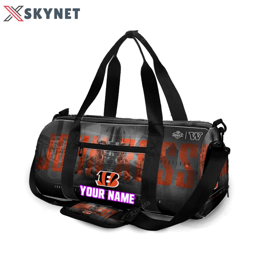 Cincinnati bengals john ros personalized name travel bag gym bag 2015 Travel Bag