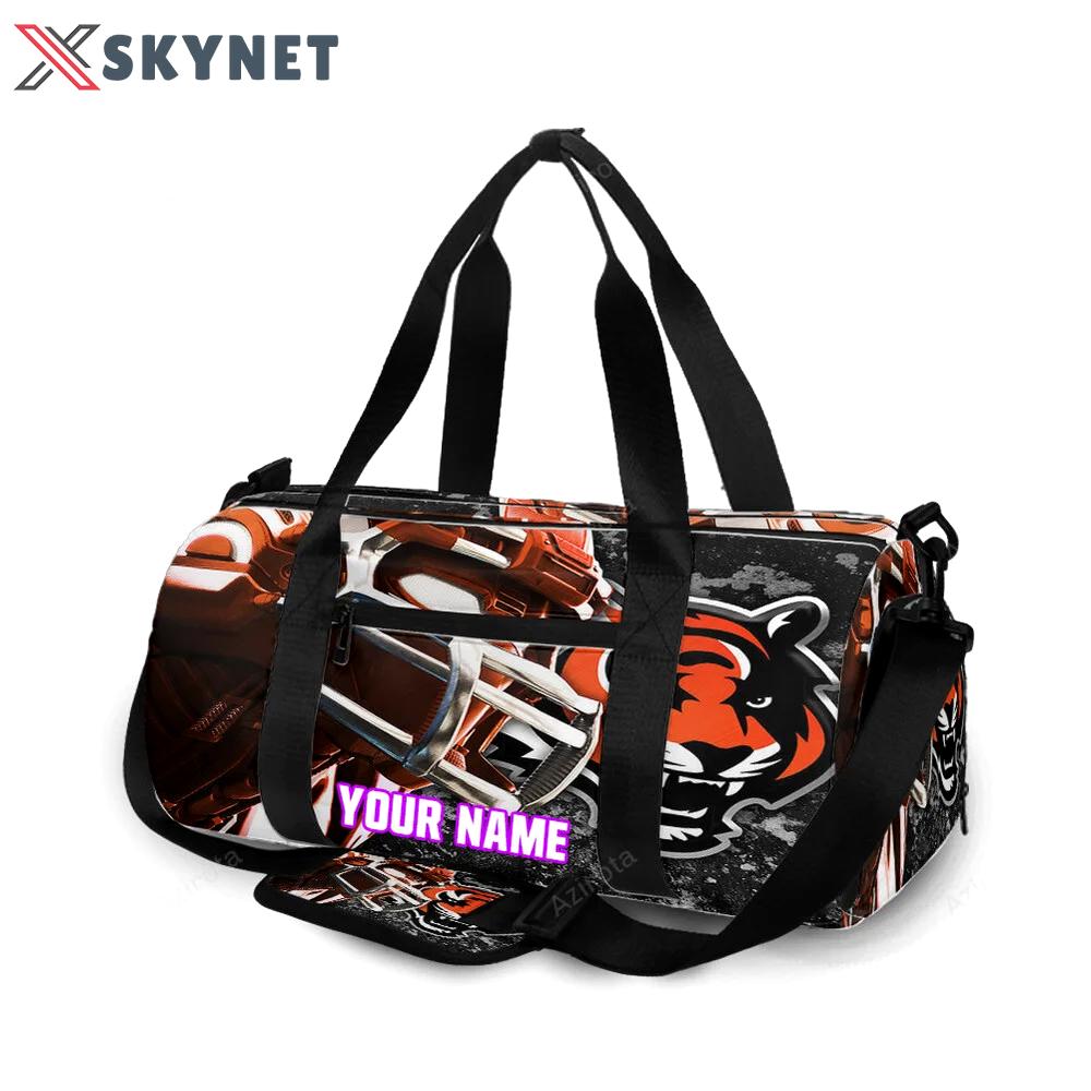 Cincinnati bengals player personalized name travel bag gym bag 310 Travel Bag