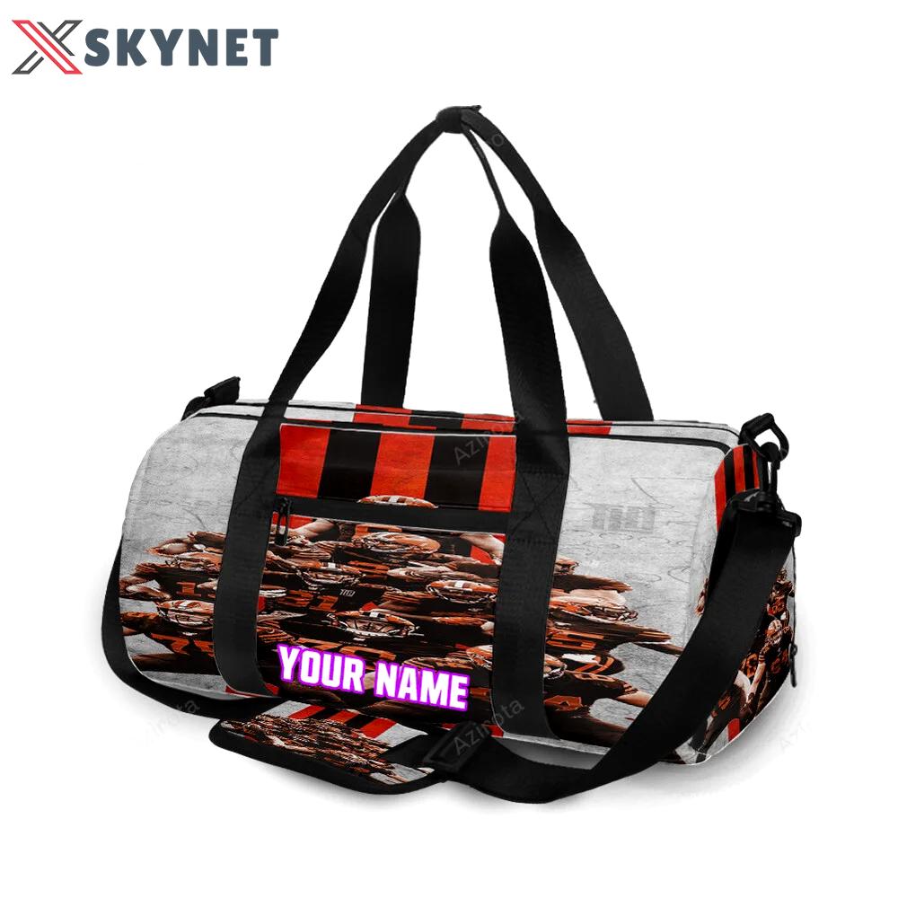 Cleveland browns players personalized name travel bag gym bag 797 Travel Bag