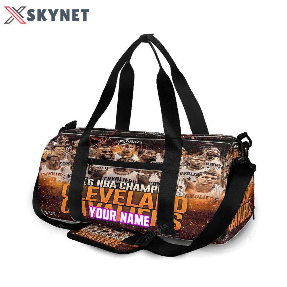 Cleveland cavaliers champions 2016 personalized name travel bag gym bag 1743 Travel Bag