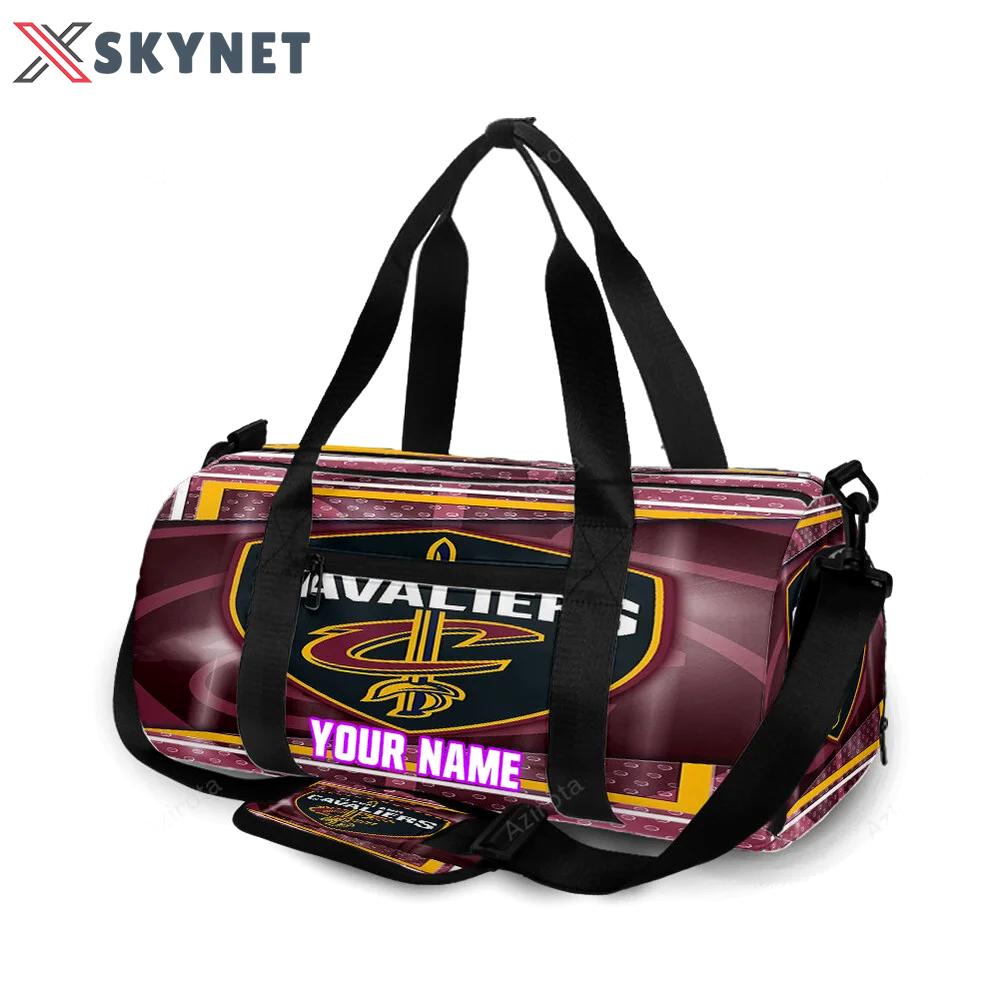 Cleveland cavaliers logo4 personalized name travel bag gym bag 2022 Travel Bag