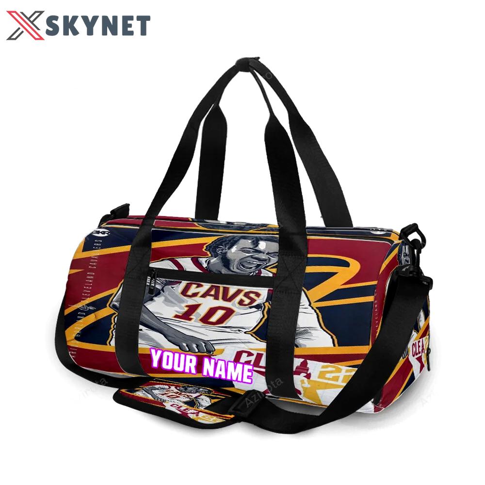 Cleveland cavaliers player 10 v2 personalized name travel bag gym bag 1331 Travel Bag