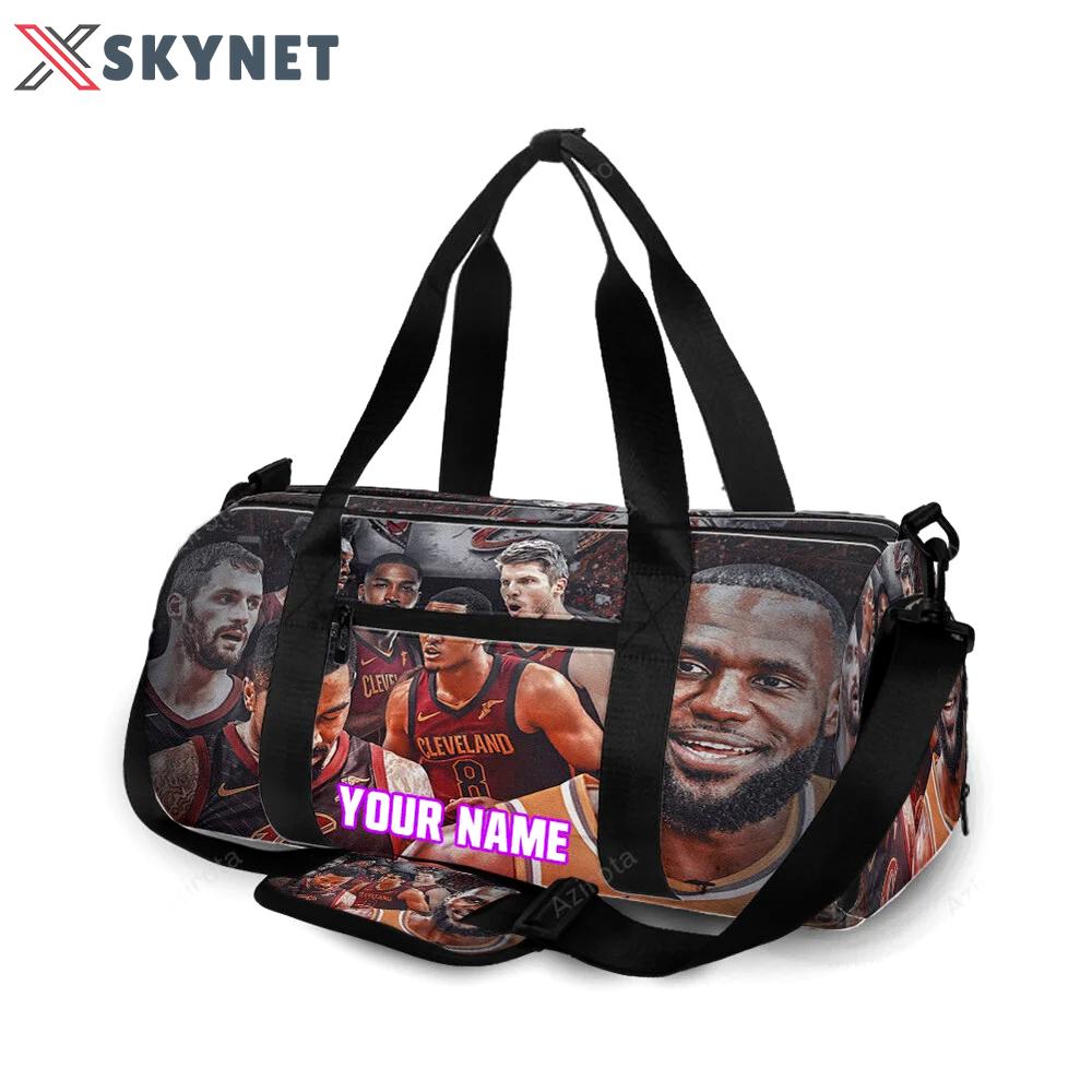 Cleveland cavaliers team2 personalized name travel bag gym bag 211 Travel Bag
