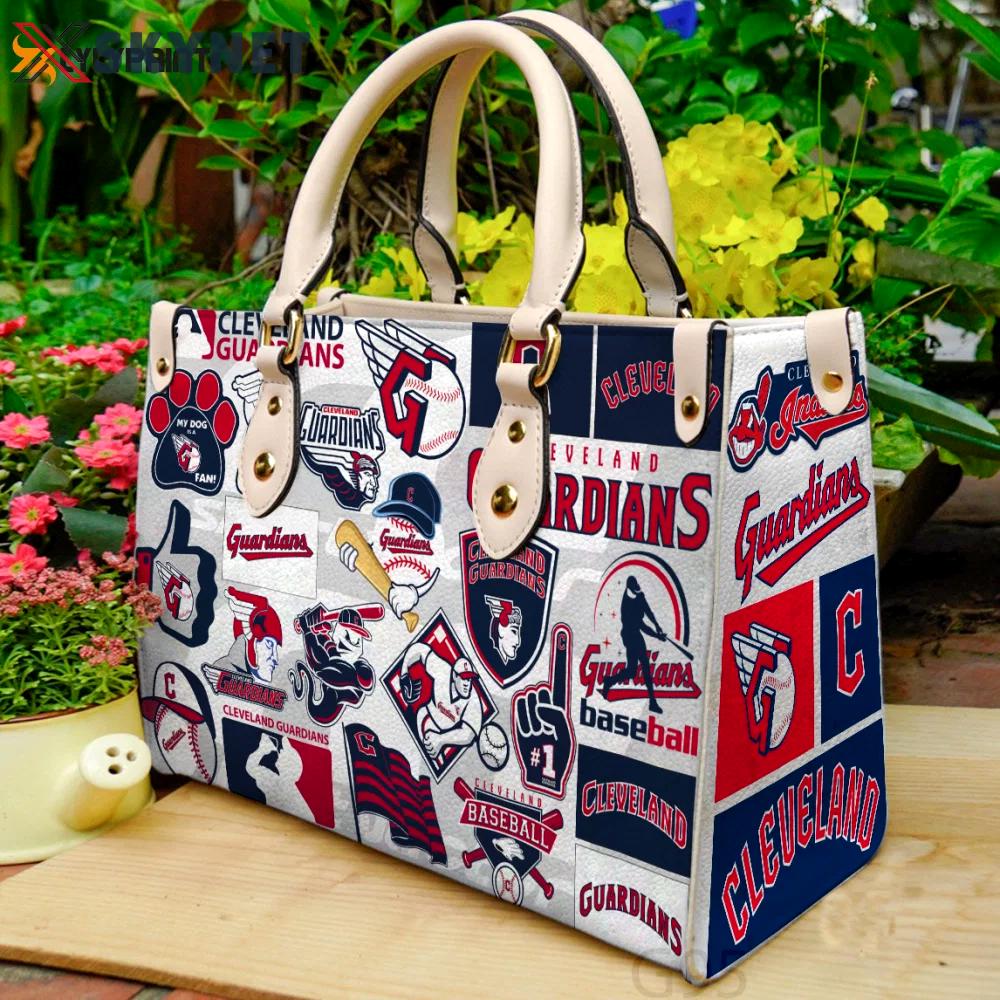 Cleveland indians leather bag g95 4041 Women Leather Hand Bag