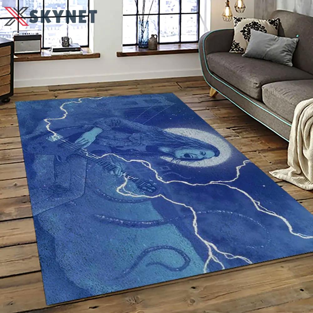 Cliff burton rapper hiphop music retangle carpet area rug home decor best gift for fan and friends cb27 Rectangle Rug