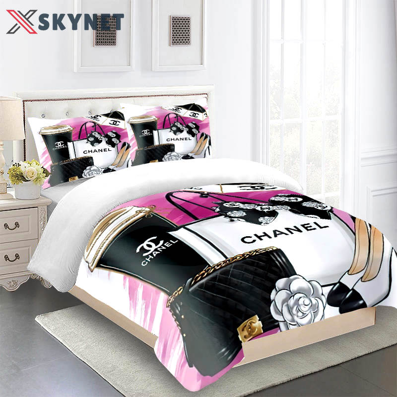 Coco chanel comforter set designer duvet cover bedding sets Bedding Sets
