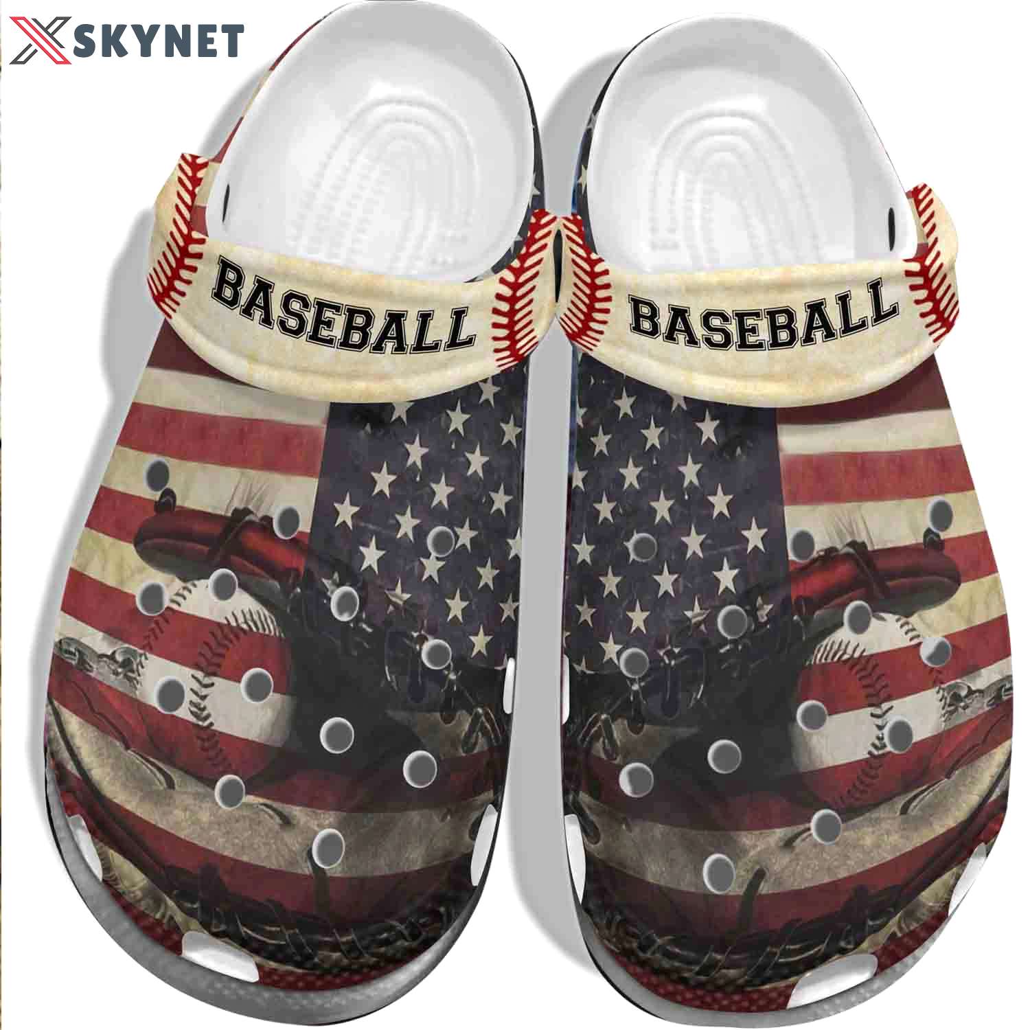 Crocs outfit - american flag baseball crocs crocband clog shoes - 21 Crocs Outfit