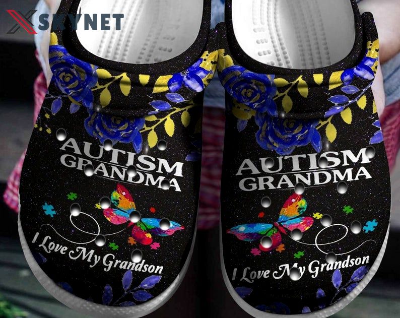 Crocs outfit - autism awareness crocs autism grandma i love my grandson crocband clog shoes for men women - 56 Crocs Outfit