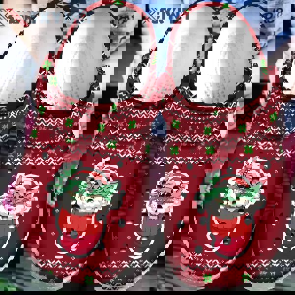 Crocs outfit - baby yoda in socks ugly christmas pattern crocs crocband clog shoes for men women - 163 Crocs Outfit