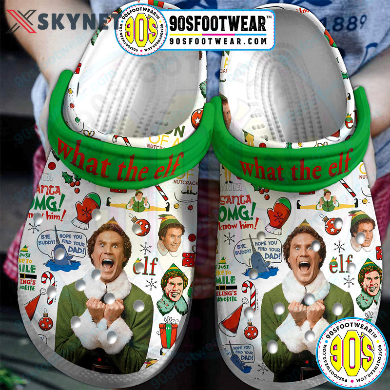 Crocs outfit - elf crocs what the elf stanta omg i know him elf movie clog shoes - 676 Crocs Outfit