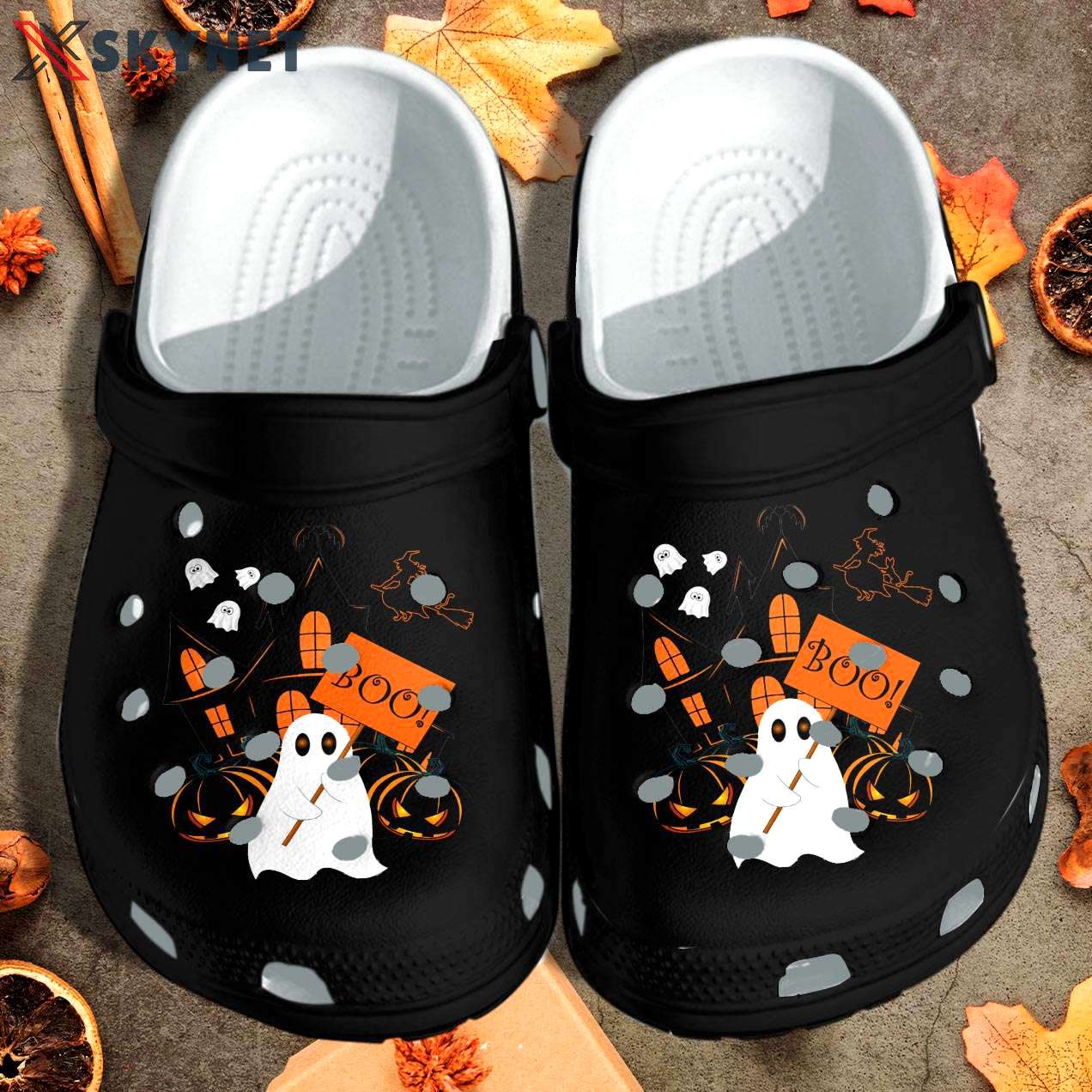Crocs outfit - ghost boo halloween crocs crocband clogs shoes - 761 Crocs Outfit