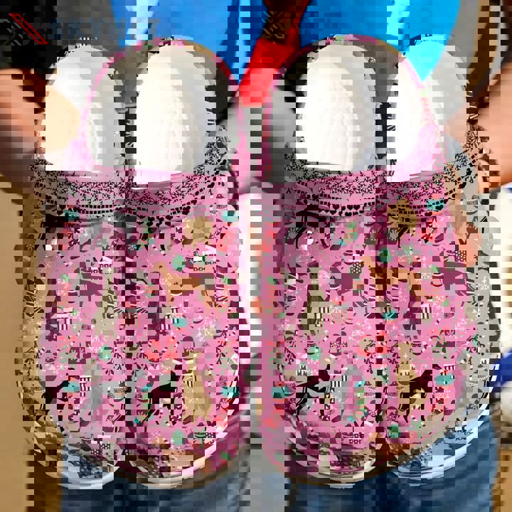 Crocs outfit - greyhound dog christmas crocs crocband clog shoes for men women - 788 Crocs Outfit