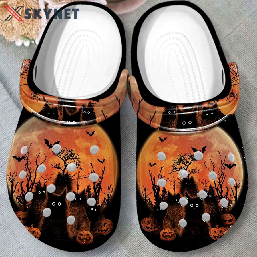 Crocs outfit - halloween black cats purr crocs clogs crocband shoes - 826 Crocs Outfit
