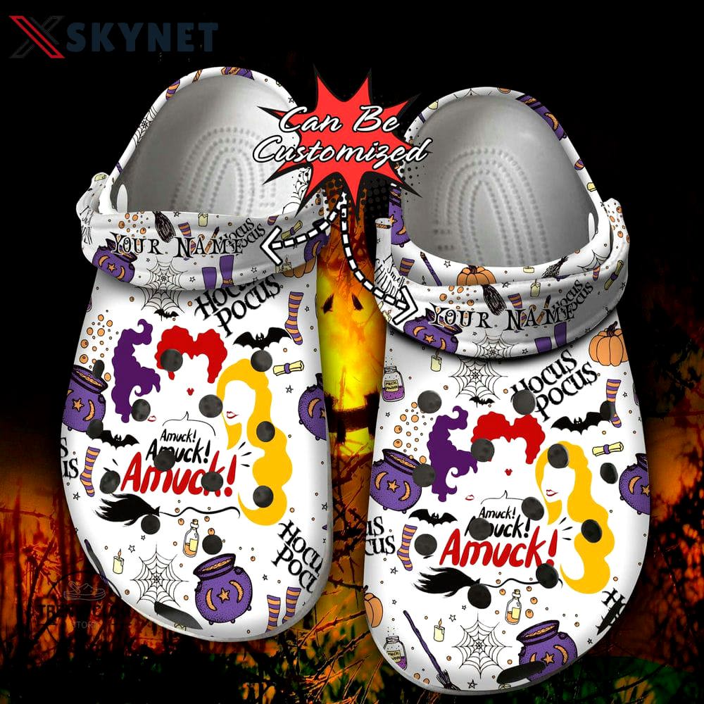 Crocs outfit - halloween crocs personalized amuck amuck hocus pocus movie clogs crocband shoes - 865 Crocs Outfit
