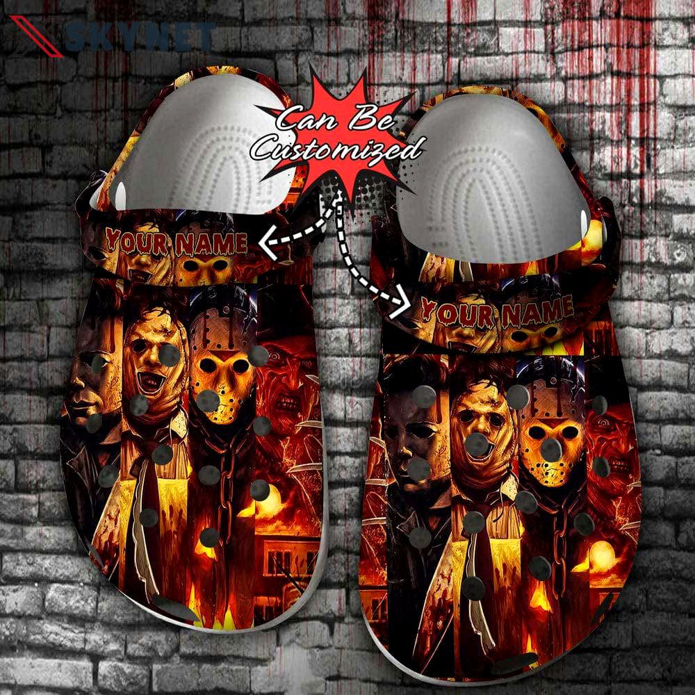 Crocs outfit - halloween crocs personalized horror movie characters michael jason freddy saw clogs crocband shoes - 932 Crocs Outfit