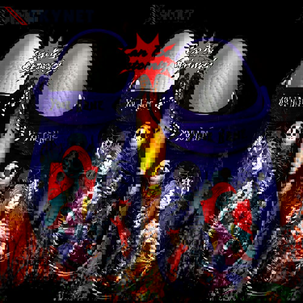 Crocs outfit - halloween crocs personalized jack & sally in love nightmare before christmas clogs crocband shoes - 943 Crocs Outfit