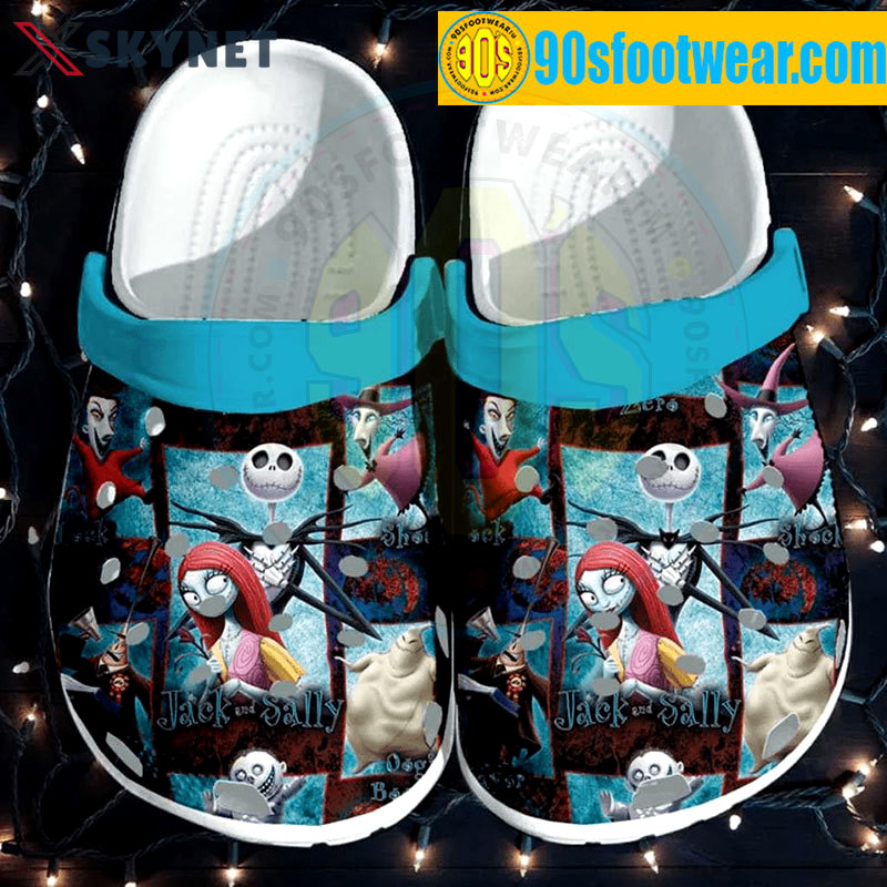 Crocs outfit - halloween crocs sally and jack skellington tnbc pattern classic clogs - 1005 Crocs Outfit