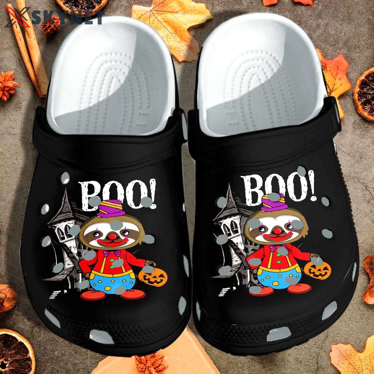 Crocs outfit - halloween cute sloth joking clown crocs crocband clogs shoes - 1016 Crocs Outfit