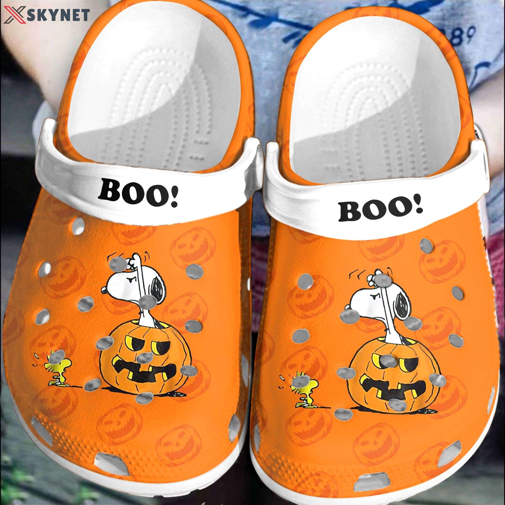 Crocs outfit - halloween snoopy boo in the pumpkin the peanut movie crocs crocband clogs - 1112 Crocs Outfit