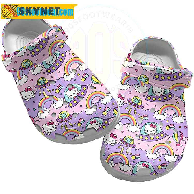 Crocs outfit - hello kitty crocs – ufo rainbow hello kitty crocband clog shoes - 1216 Crocs Outfit