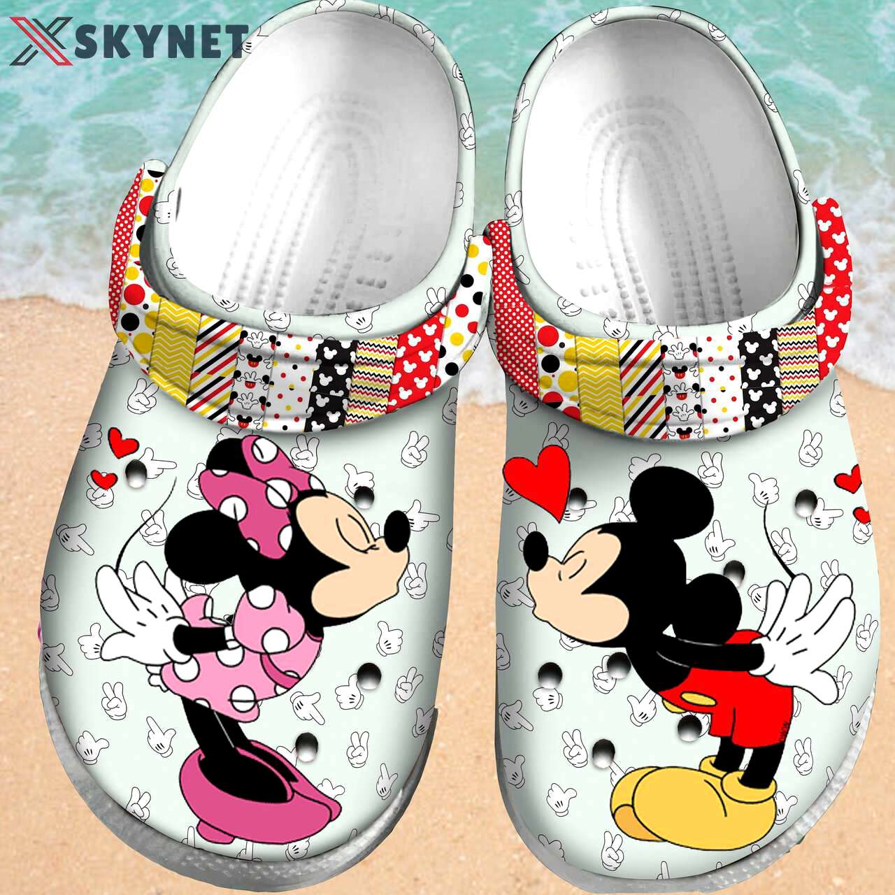 Crocs outfit - mickey minnie couple crocs crocband clogs - 1439 Crocs Outfit