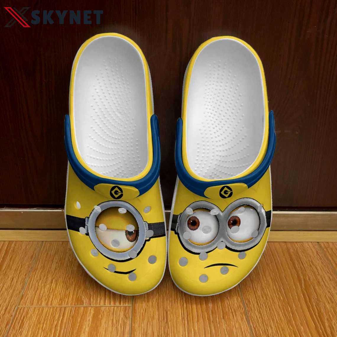 Crocs outfit - minions full print logo yellow blue disney graphic cartoon unisex crocs clogs crocband shoes - 1469 Crocs Outfit