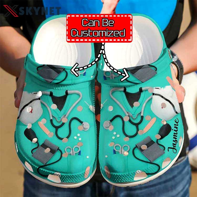 Crocs outfit - nurse crocs nurse personalized scrubs crocs clog shoes - 1528 Crocs Outfit