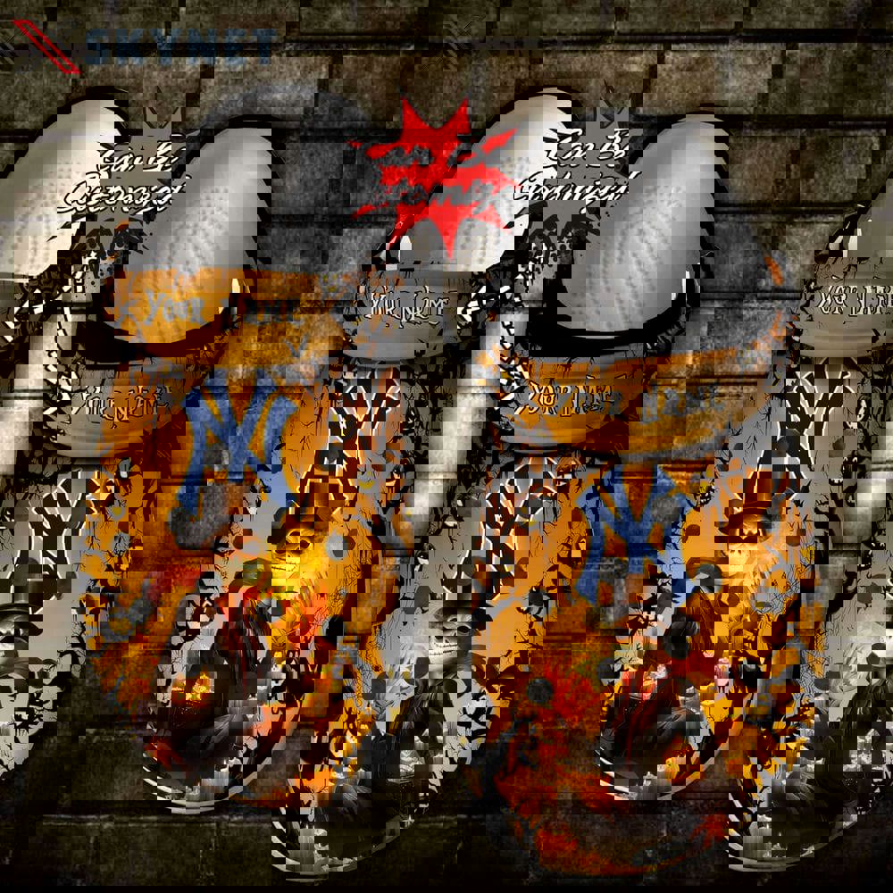 Crocs outfit - personalized new york yankees halloween light nightmare before christmas crocs clogs crocband shoes - 1779 Crocs Outfit