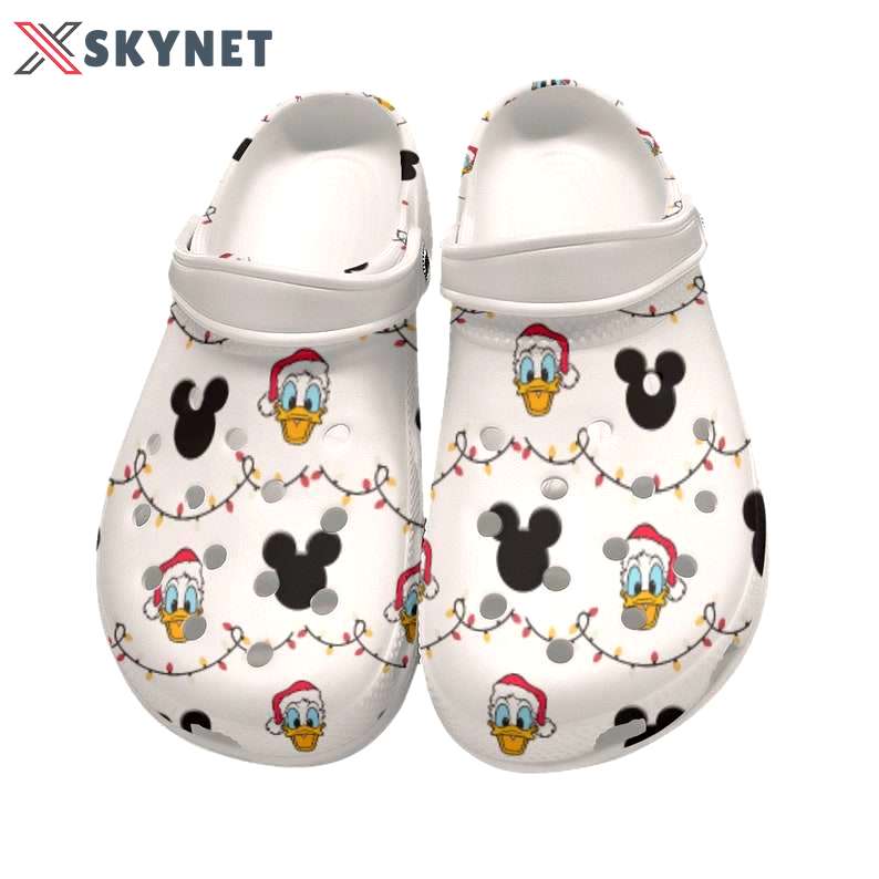 Crocs outfit - santa donald duck mickey head christmas lights crocs clogs crocband shoes - 1991 Crocs Outfit