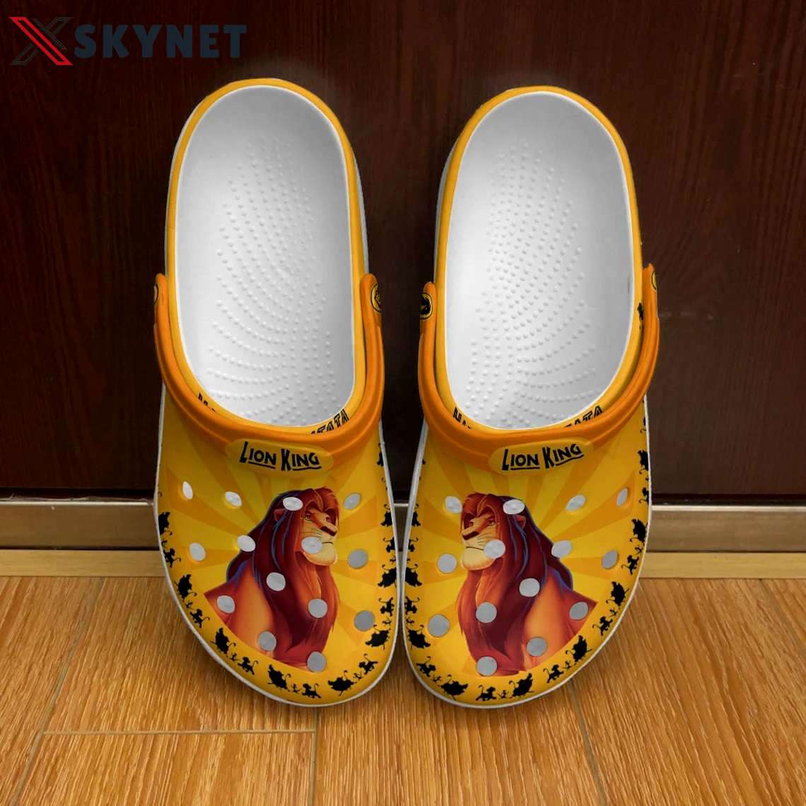 Crocs outfit - simba lion king vintage orange brown disney graphic cartoon unisex crocs clogs crocband shoes - 2011 Crocs Outfit