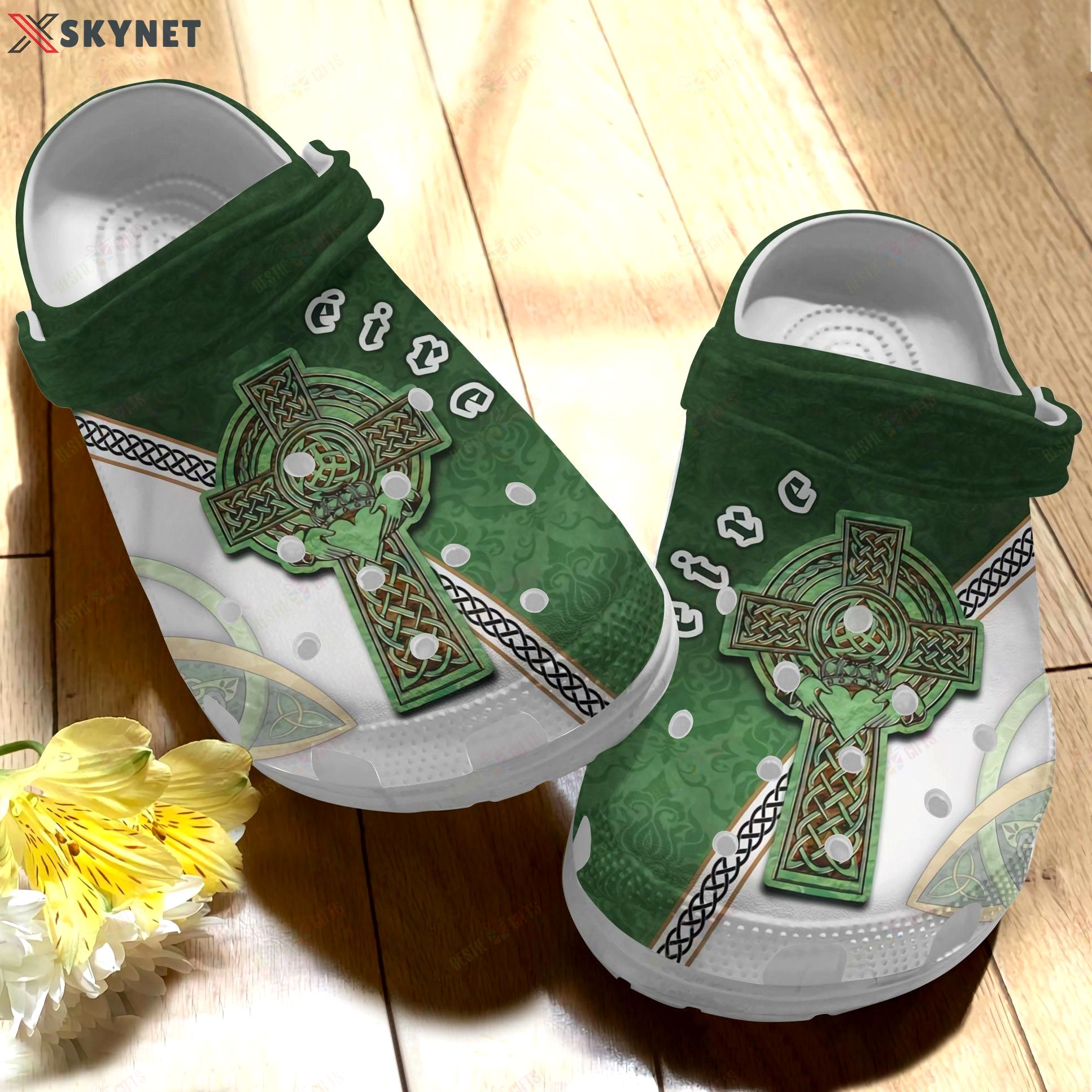 Crocs outfit - st patrick’s day ireland christian cross irish crocband crocs shoes - 2067 Crocs Outfit