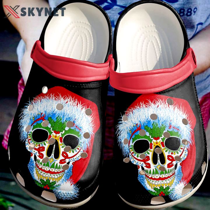 Crocs outfit - sugar skull winter christmas crocs crocband clog shoes for men women - 2131 Crocs Outfit