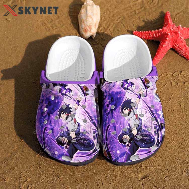 Crocs outfit - uchiha sasuke in naruto anime crocs crocband clog - 2235 Crocs Outfit
