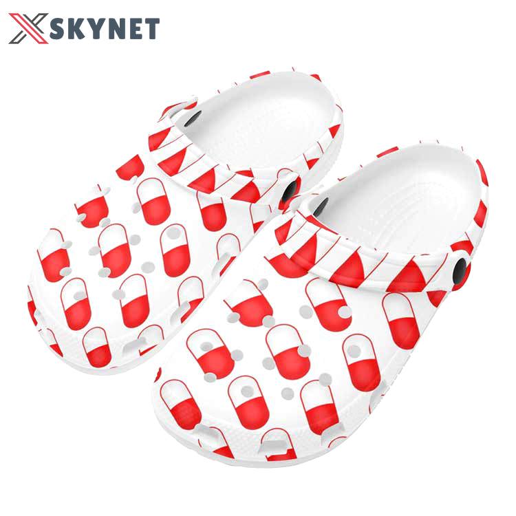 Crocs outfit - white nurse pills nursing crocs clogs shoes - 2258 Crocs Outfit