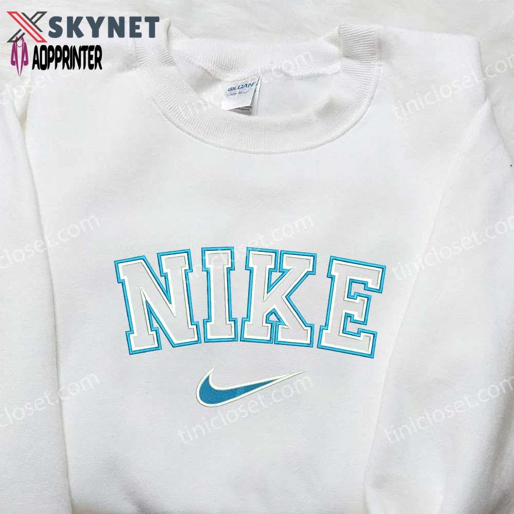 Custom nike embroidered shirt – perfect gift for wife filled x nike design Embroidered Shirt