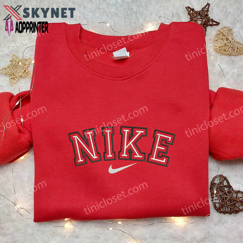 Custom nike embroidered sweatshirt & shirt: perfect birthday gift ideas Embroidered Shirt