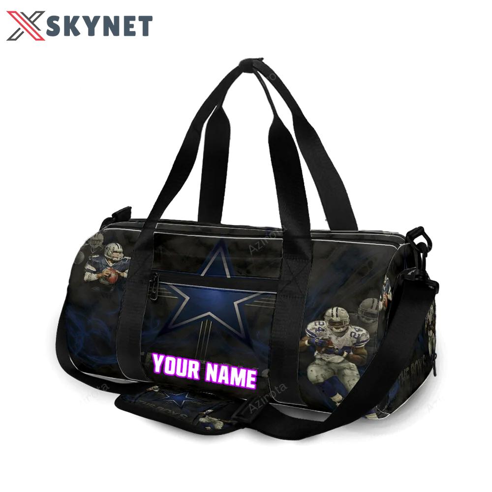 Dallas cowboys players star smoke personalized name travel bag gym bag 1582 Travel Bag