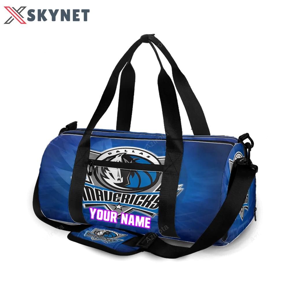 Dallas mavericks logo art 16 personalized name travel bag gym bag 1912 Travel Bag
